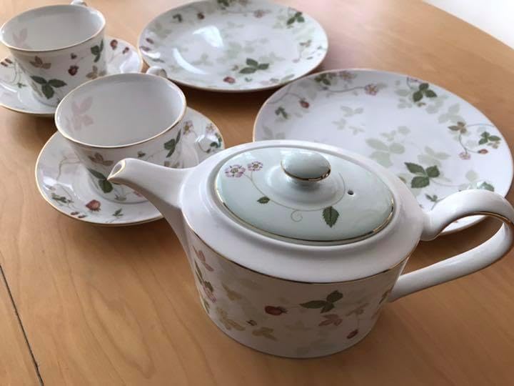 ウェッジウッド　ティーセット　プレート　小型トート ウェッジウ ティーセット プレート 小型トート ウェッジウッド